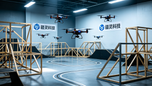 科技感拉满！疆灵科技穿越机室内场地，解锁无人机娱乐新体验